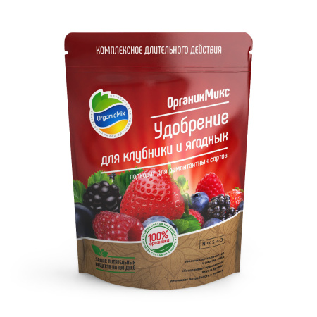 Удобрение для клубники и ягодных ОрганикМикс 200гр