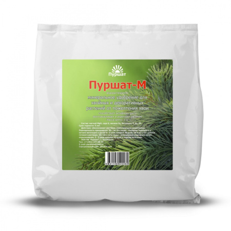 Пуршат-М водорастворимое для хвойных и декор 3кг
