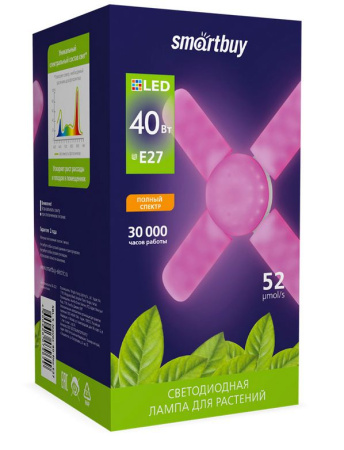 Светодиодная лампа ФИТО Smartbuy-5 лепестков