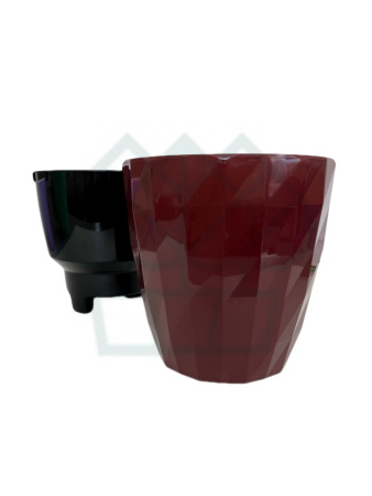 Кашпо Соло RUBY Бордо 3л