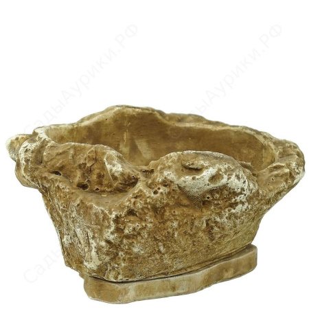 Горшок Монблан 22*16/h10см темн/песч