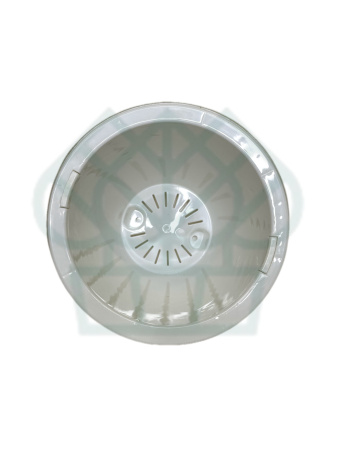 Кашпо Декор 5л. Цв. Мрамор белый КШ-9309