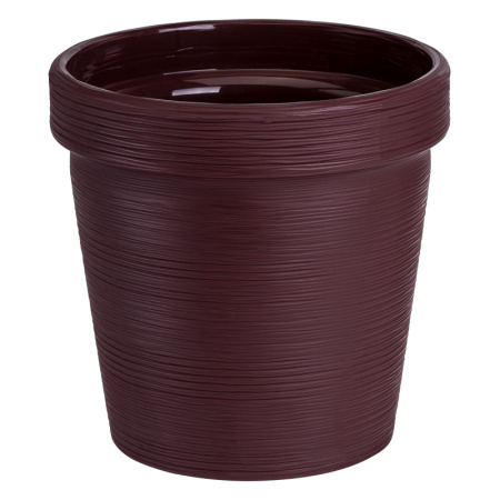 Кашпо Терра 1,1л Цв Бордо (КШ-9107)